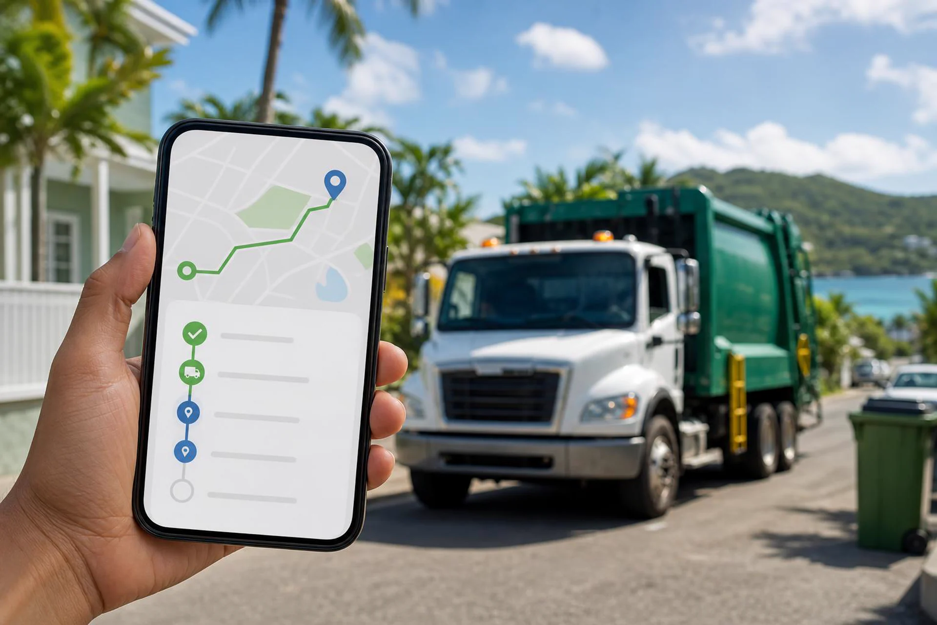 Customer tracking a CEVONS service request online