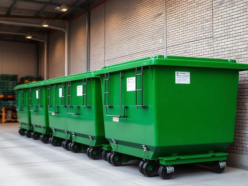 Commercial property building with clean surroundings