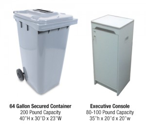 CEVONS document shredding collection console