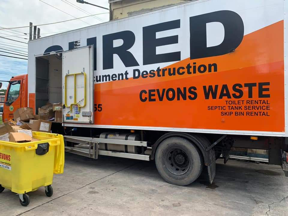 CEVONS one-time document destruction purge